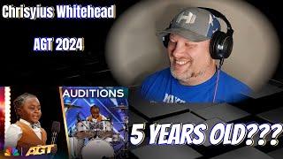 5-Year-Old Chrisyius Whitehead Is A Drumming SAVANT! | Auditions | AGT 2024 | REACTION