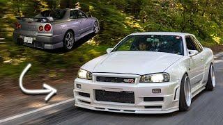 Building the POOR MAN’S R34 GTR in UNDER 10 Minutes! *Amazing Transformation**