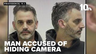 Rhode Island College employee accused of planting camera in restroom