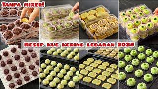 4 resep kue kering lebaran 2025 terbaru, enak dan tanpa mixer. Jangan nastar dan kastengel mulu 