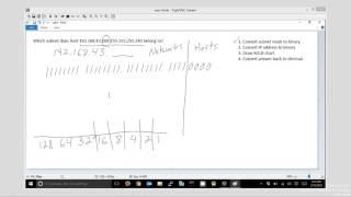 IPv4 Subnetting - Finding the Network ID of an IP address