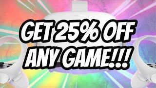 Get Quest 2 & QUEST 3 Games for CHEAP!!!