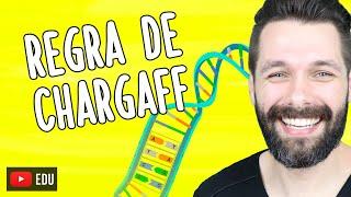 REGRA DE CHARGAFF - O pareamento de BASES NITROGENADAS no DNA | Biologia com Samuel Cunha