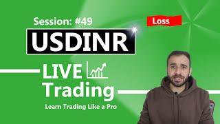 USDINR Live Trading Session #49 : USDINR Trading for Beginners With 80% Plus Win Rate