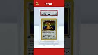 Pokemon Card: Fossil 1st Edition Rare Holo: Dragonite - 4/62 PSA 8