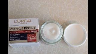 LOREAL Paris New formula / wrinkle expert Anti wrinkle moisturizer night /Acts on wrinkle &Firmness