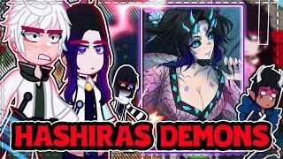 |[Hashiras reacting to HASHIRAS AS DEMONS]| \/// ◆Bielly - Inagaki◆