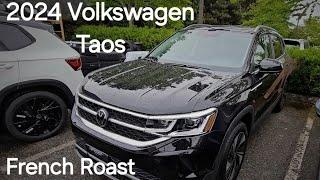 2024 Volkswagen Taos Highline Deep Black with French Roast Interior