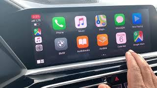 iOS 13 CarPlay on BMW iDrive 7