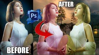 Photoshop Tutorial: Advanced Background Removal and Replacement || The Edit Room