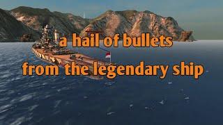 Battle Of Warships | IJN YAMATO.a hail of bullets from the legendary ship.