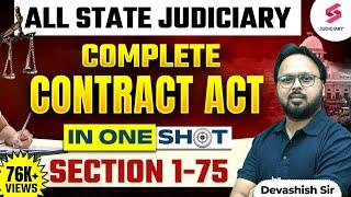 Complete Indian Contract Act 1872 | Indian Contract Act for all Judiciary Exams | Devashish Sir