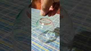 MOVING MAGNETIC BALL INSIDE THE GLASS  #shorts #magnet #amazing #moving #wow #marvelousvlog25