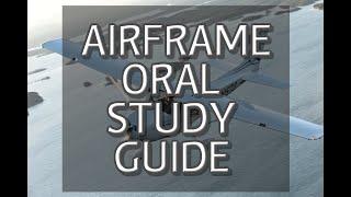 2025 FAA AIRFRAME Oral exam Questions