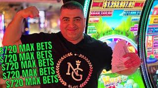 $720 Max Bet BACK TOI BACK Bonus On Huff N Even More Puff Slot