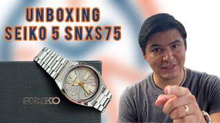 Unboxing - Seiko 5 SNXS75