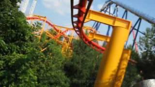 Iron Dragon Front Seat on-ride POV Cedar Point