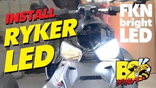 Install Best LED Headlights Canam Ryker Rally Ryker Sport 600 900 ACE