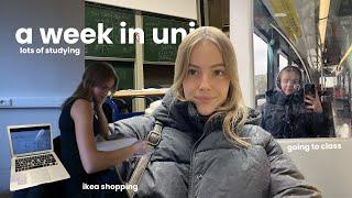 university in brussels vlog | going to classes, lots of studying and shopping