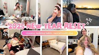 2025 New Year Reset | cleaning my apartment, building habits, mental health chats