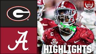 Georgia Bulldogs vs. Alabama Crimson Tide | Full Game Highlights | ESPN College Football