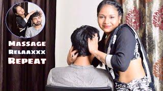 The Best Indian Head & Upper Body Massage By Aishwarya | ASMR | PureMassage @Icecinnamon