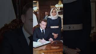 بريجيت ماكرون تظهر بـ "الحجاب" في المغرب