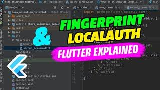 Fingerprint with localAuth - Flutter Explained - Level: Medium