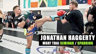 Jonathan Haggerty Muay Thai Seminar and Sparring | Siam Boxing