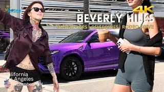 Beverly Hills  EXOTIC Cars ️  Fashion  Sexy Girls | California [4K]