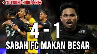 SABAH FC 4-1 PENANG FC  | EXTENDED HIGHLIGHTS | LS20