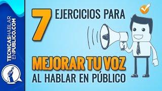 Oratoria, Curso para Hablar en Publico: 7 Ejercicios para Mejorar la Voz | Tecnicas de Volumen #147