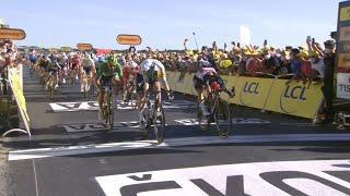 Tour de France 2020: Sam Bennett sprints to first win on Stage 9