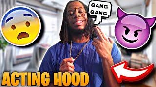 Acting “Hood” Prank On My Grandmother! | She was disappointed in me‍️!!