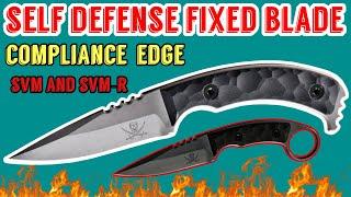 COMPLIANCE EDGE SVM & SVM-R Review 2024 | NEW USA Tactical Fixed Blade Knife with Magnacut Steel!