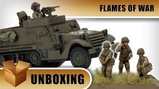 Unboxing Flames of War - U.S. Armoured Rifle Platoon