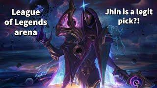 Wait Jhin is a legit pick? | League of Legends ARENA 2vs2vs2vs2