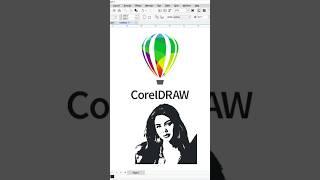 How to Convert #raster Image into Vector in Coreldraw | Convert image into line art in coreldraw