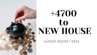   $$18K+ Income | Monthly Budget | August 2023