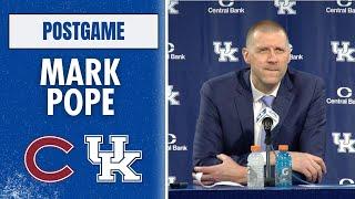 Mark Pope recaps Kentucky's 78-67 win over Colgate