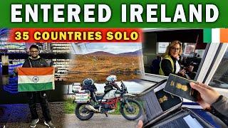 Finally !! Entered IRELAND by Road  India to Norway & London | Ep-88