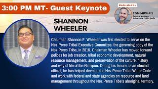 Guest speaker: Chairman Shannon Wheeler