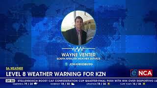 Level 8 weather warning for KZN