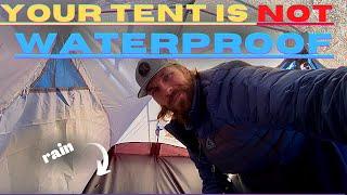 FIX IT for $12  ||  How to Waterproof a Tent (even cheap tents!)