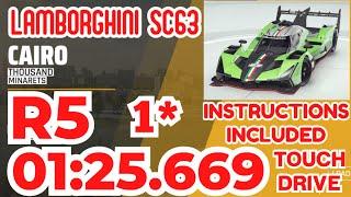 Asphalt 9 - LAMBORGHINI SC63 Grand Prix Round 5 | 1⭐ Touchdrive Instructions | Thousand Minarets