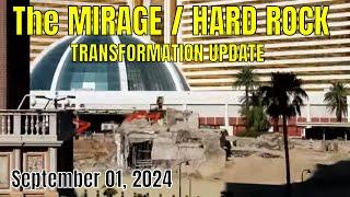 Mirage Las Vegas Demolition Update 09 01 2024