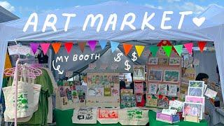 How Much I REALLY Make at NYC Art Markets ⋆୨୧˚ studio vlog