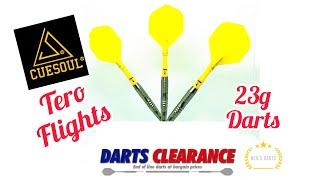 Darts Clearance 23g darts plus Cuesoul Tero Flights