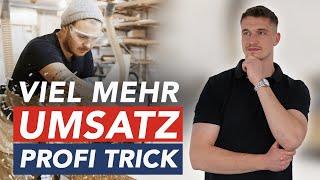 PROFI TRICK: Schnell deinen Umsatz steigern - so geht's!