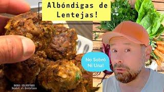 "¡Las Albóndigas de Lentejas Volaron! No Quedó Ni Una Para Mí  | Receta Fácil y Deliciosa"